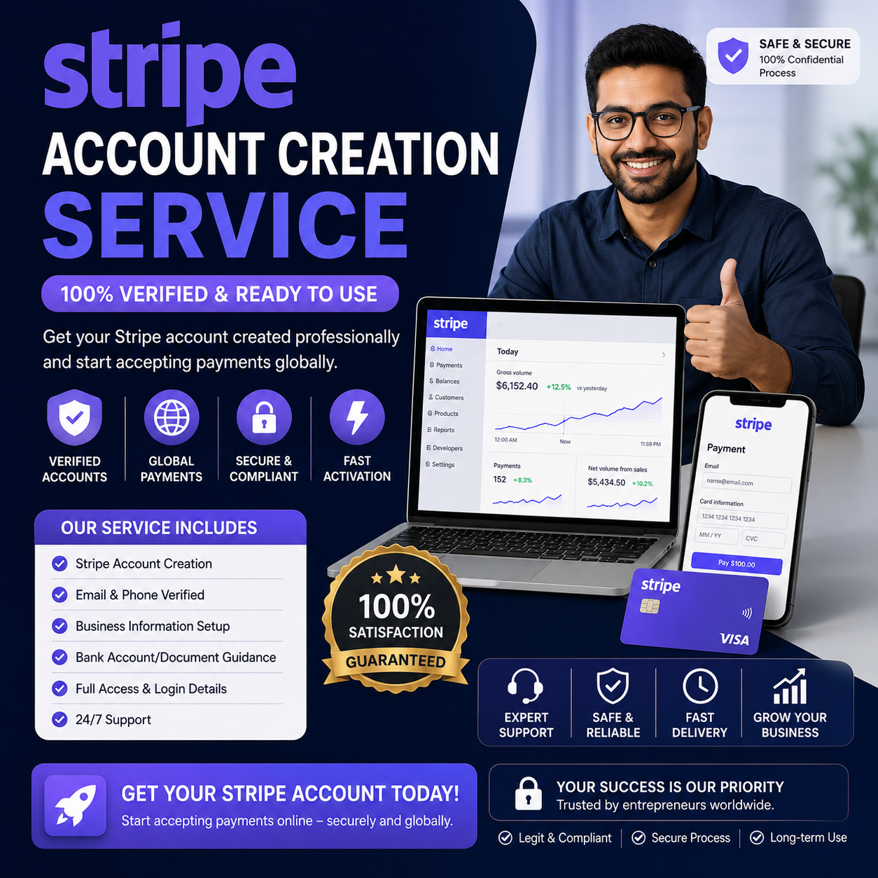 stripe account creation stripe account creation